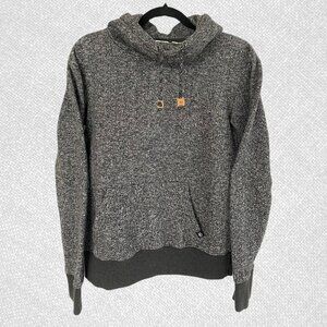 Tentree Cowl Neck Hoodie Heather Grey Size S